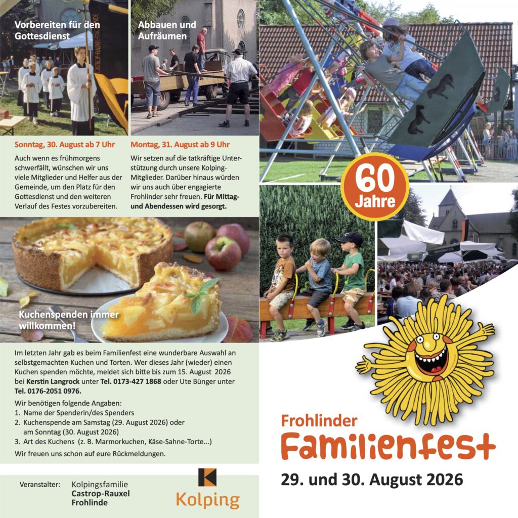 Flyer zum Familienfest