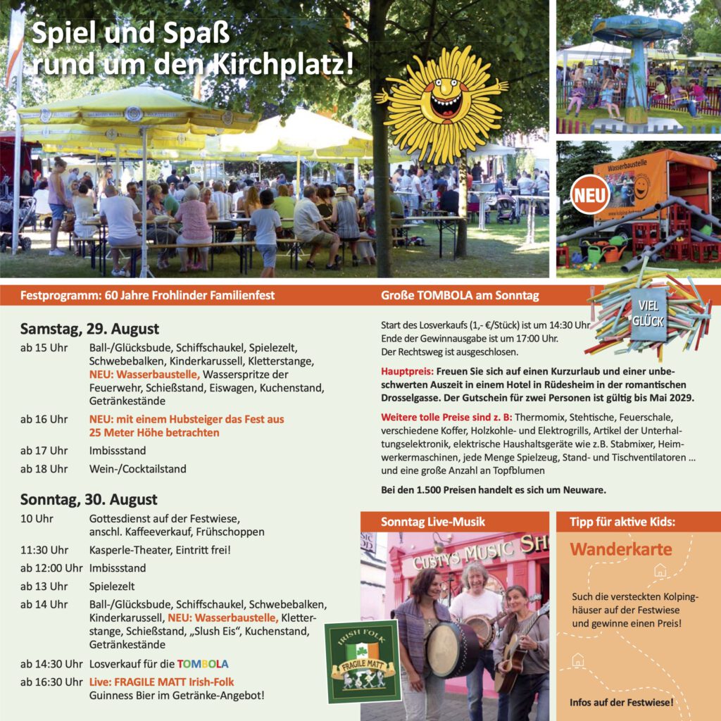 Flyer zum Familienfest