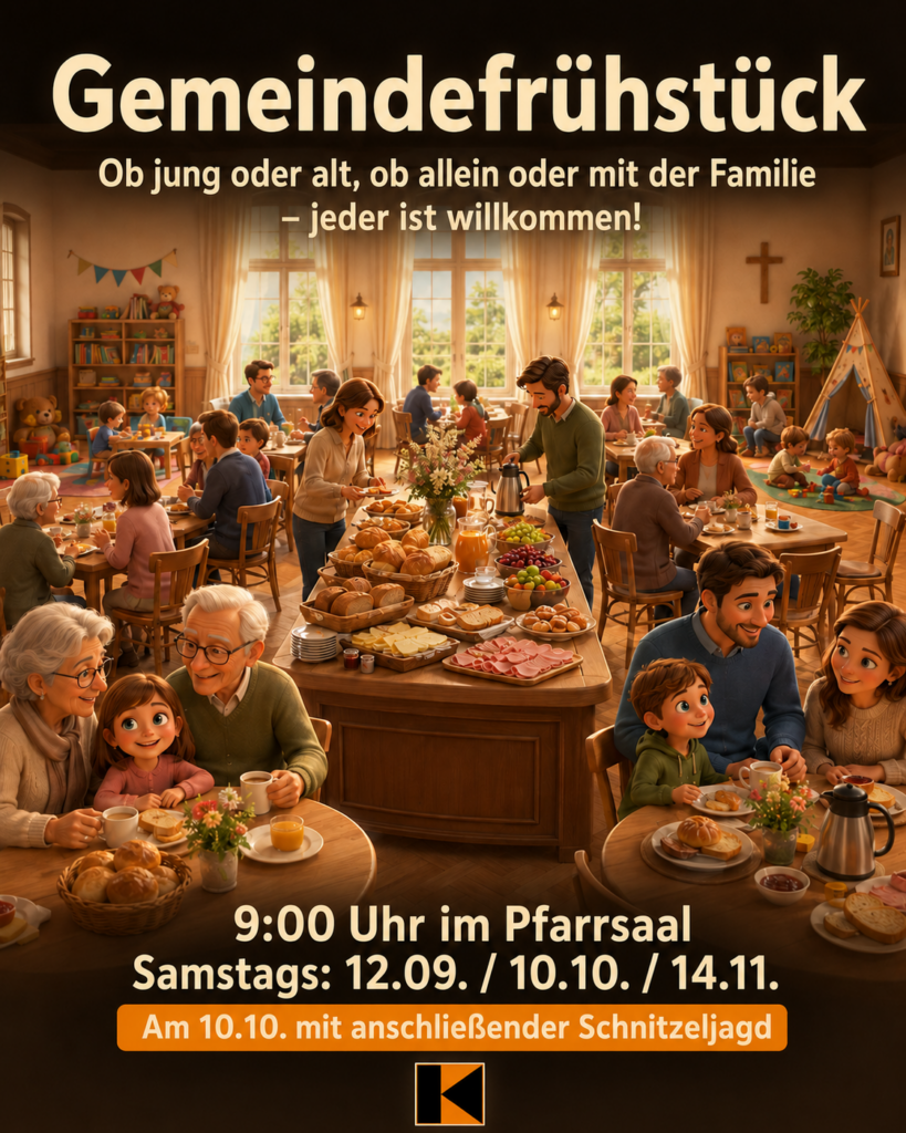 Plakat Gemeindefrühstück
