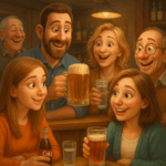 Menschen bei Getränken im Club